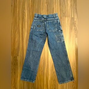 Wrangler boys Blue Straight-Leg cargo Jeans size 12 Slim
